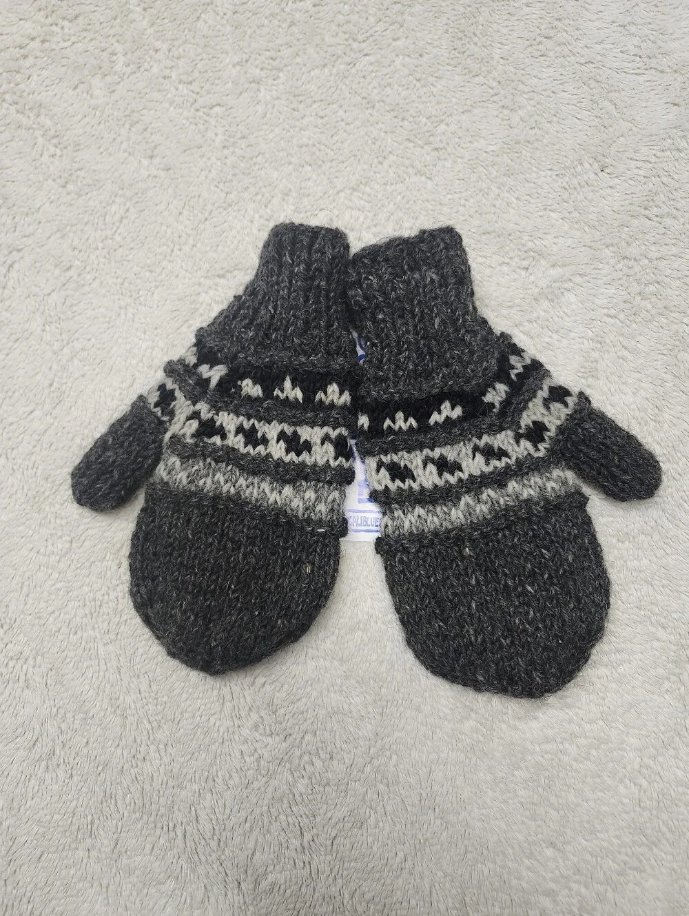 • NWT Mexicali Blues Unisex 100% Wool Mittens One Size Fits Most Charcoal